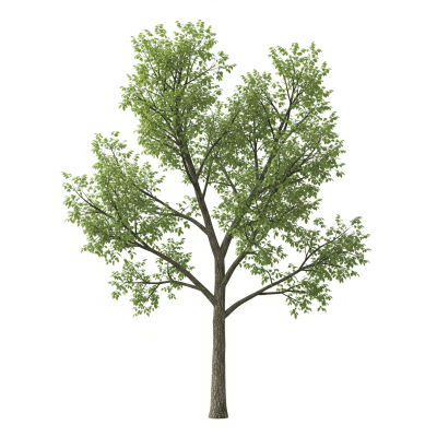 High quality photograph of a single Hickory