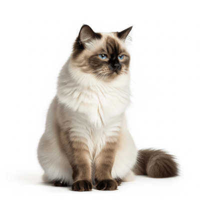 High resolution studio photograph of a Himalayan