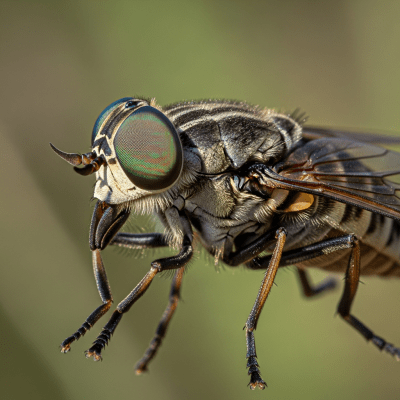 Macro photograph of a Horsefly