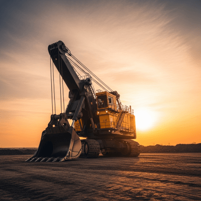 Hydraulic mining shovel