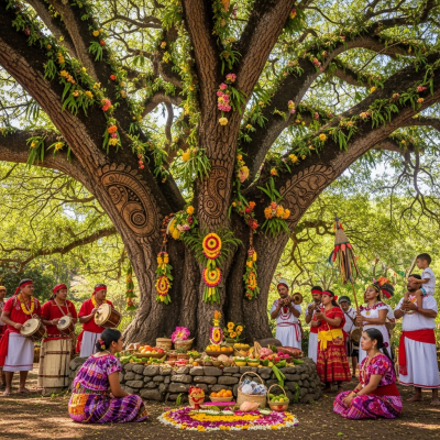 Image showing a Ironwood as used or celebrated in human culture