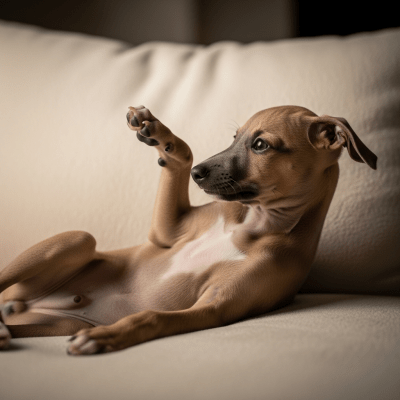 Image showing a Italian Greyhound puppy
