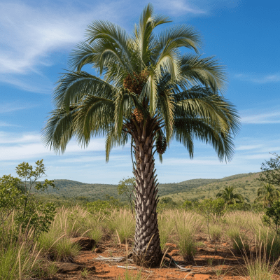 A detailed image of the Jelly Palm (palms) in its native environment