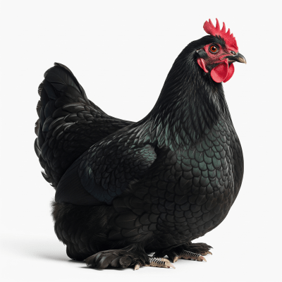 High quality studio photograph of a single Jersey Giant from the chicken taxonomy