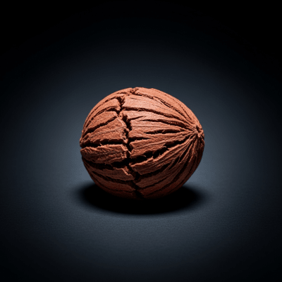 Editorial-style hero shot of a Kola nut (nuts).