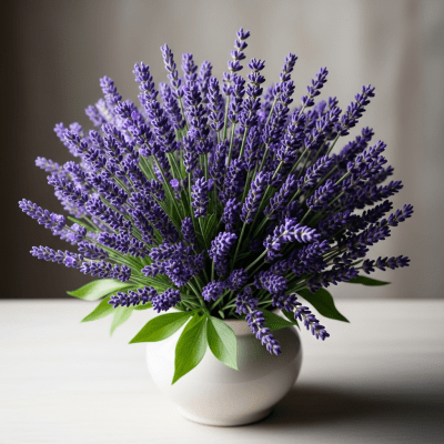 Image of a Lavender (flowers) arranged in a traditional bouquet or floral arrangement