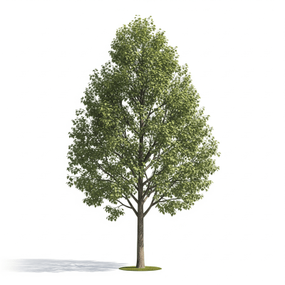 High quality photograph of a single Linden