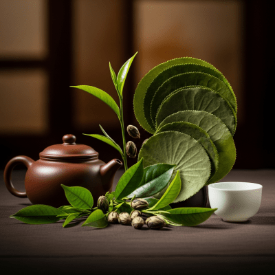 Aesthetic hero shot of Longjing, of the taxonomy teas.