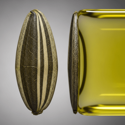 Cross-sectional close-up of a Lu'an Guapian