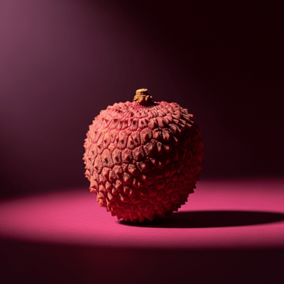 Editorial-style image of a single Lychee from the fruits taxonomy.