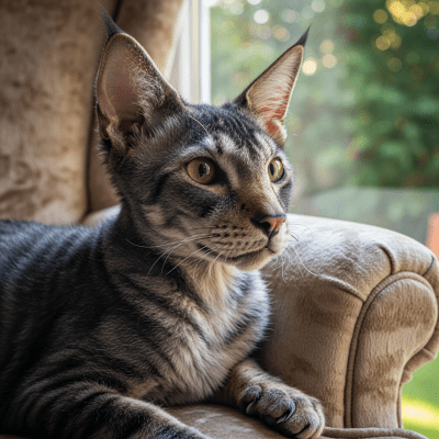 Naturalistic image of a Lykoi