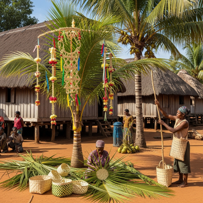 A photograph of the Majesty Palm (palms) in cultural context