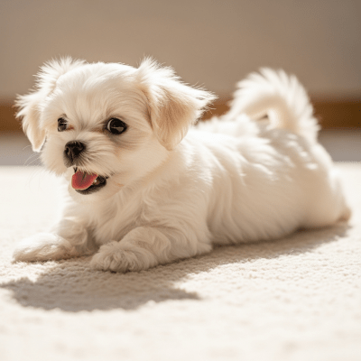 Image showing a Maltese puppy