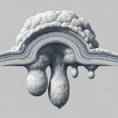 Cross-sectional diagram of a Mamma