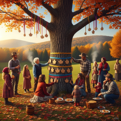 Image showing a Maple as used or celebrated in human culture