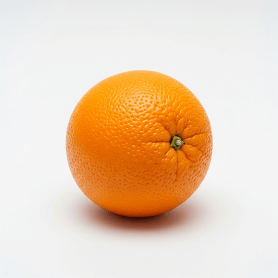High quality studio photograph of a single Marrs Orange from the oranges taxonomy