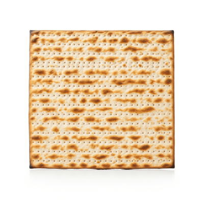 High quality photograph of a single Matzo