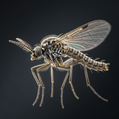 Macro photograph of a Midge