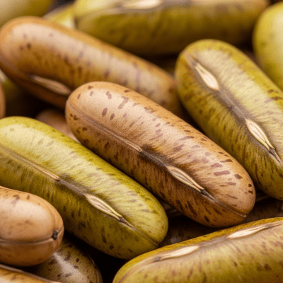 A close-up macro shot of Moth Bean (beans) showing its texture, surface details, and natural colors
