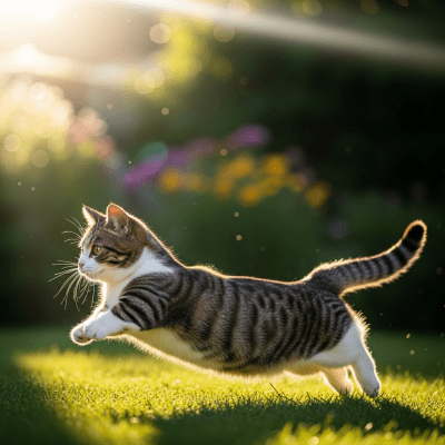 Action shot of a Munchkin