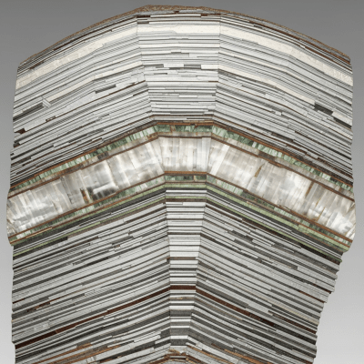 Cross-sectional illustration of Muscovite, of the taxonomy minerals