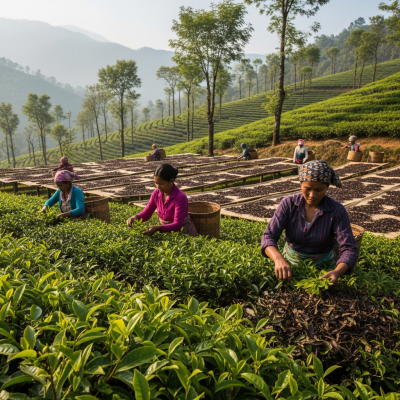 Environmental scene featuring Nepal Tea, part of the taxonomy teas