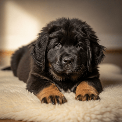 Image showing a Newfoundland puppy
