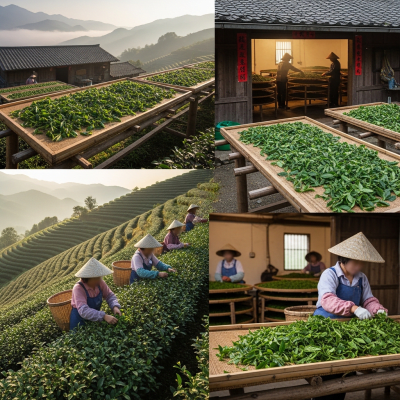 Environmental scene featuring Oolong Tea, part of the taxonomy teas