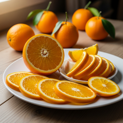 Image of the Orange, part of the fruits taxonomy, prepared or used in a typical culinary context