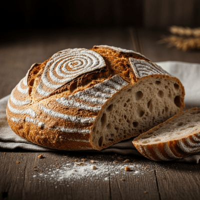 Editorial-style photograph of Pain de Campagne, part of the taxonomy bread.