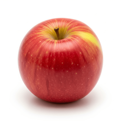 High quality studio photograph of a single Paula Red