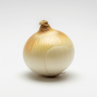 High quality photograph of a single Pearl onion