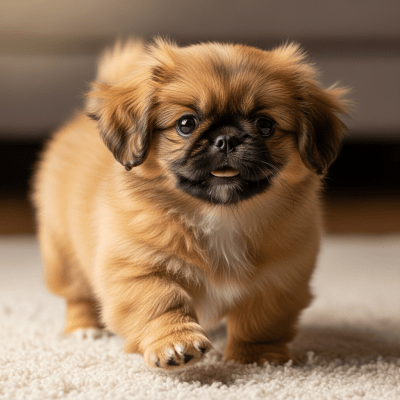 Image showing a Pekingese puppy