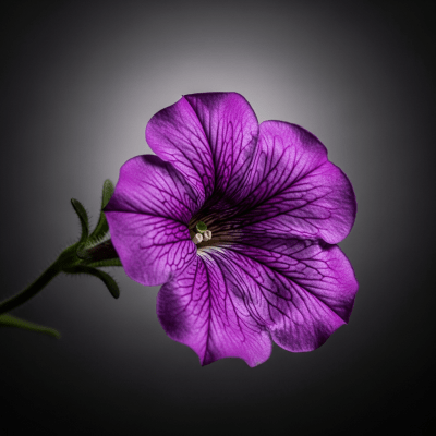 Editorial-style hero shot of a Petunia from the taxonomy flowers.