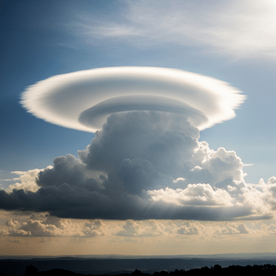 Realistic outdoor scene featuring a Pileus