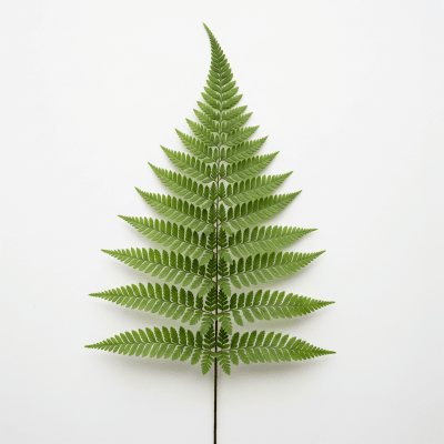 High quality, studio-style photograph of a single Polypodiaceae (family)