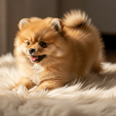 Image showing a Pomeranian puppy