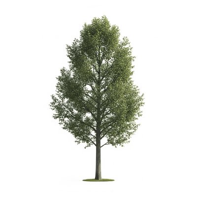 High quality photograph of a single Poplar