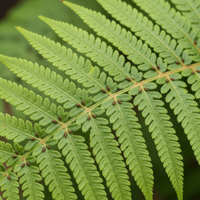 Detailed macro image of the fronds and leaflets of a Pteris cretica, focusing on texture, venation, and sori (spore cases) if visible