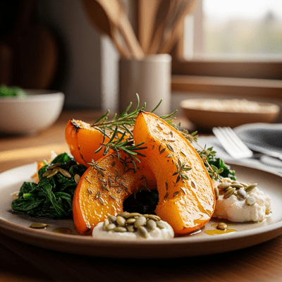 Photograph of a prepared dish or serving featuring the Pumpkin, as commonly used in cuisine within the taxonomy vegetables