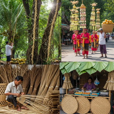 A photograph of the Rattan Palm (palms) in cultural context