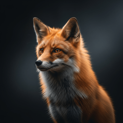 Editorial-style portrait of a Red Fox, belonging to the taxonomy canines.