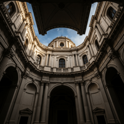 Dramatic, editorial-style image of Renaissance from the architecture taxonomy, captured from a low angle to emphasize grandeur and form.