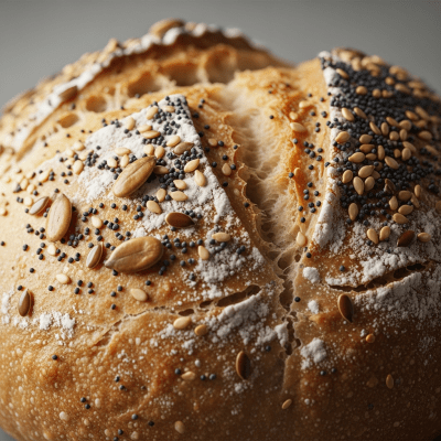 Macro photograph focusing on the crust and surface texture of Roll