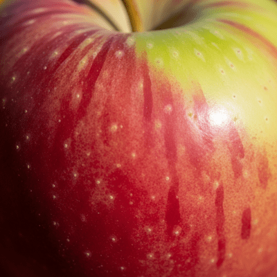 A detailed macro shot focusing on the skin texture and color variation of a Rome