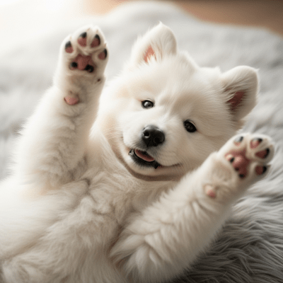 Image showing a Samoyed puppy