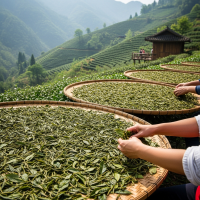 Environmental scene featuring Sheng Pu-erh, part of the taxonomy teas