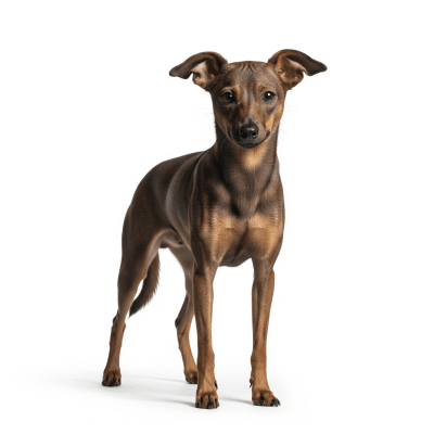 High quality, studio-style photograph of a Short-eared Dog