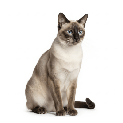 High resolution studio photograph of a Siamese