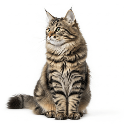 High resolution studio photograph of a Siberian